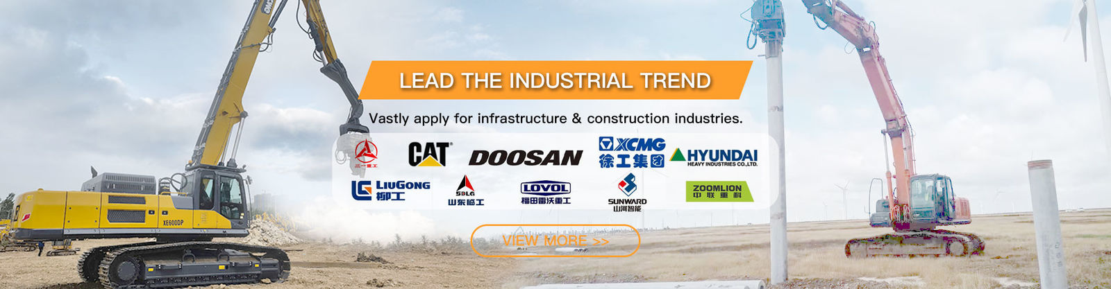 Quatre conducteurs de piles excentriques