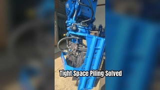 Affichage du pilote de battage à poignée latérale