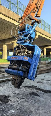 Side Grip Pile Driver with 360 Degree Rotation & Low Headroom Operation Capability