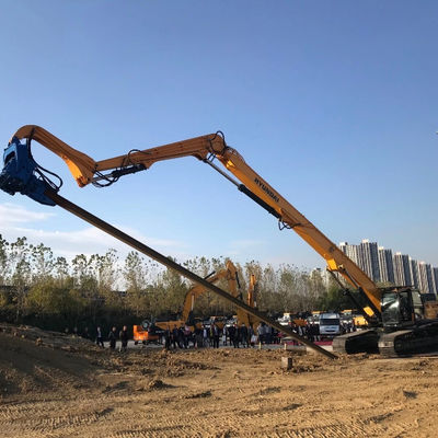 PCF 330 Vibratory Pile Driver: Vibro Hammer, Powerful Driving & Fast Bridge Foundation Completion