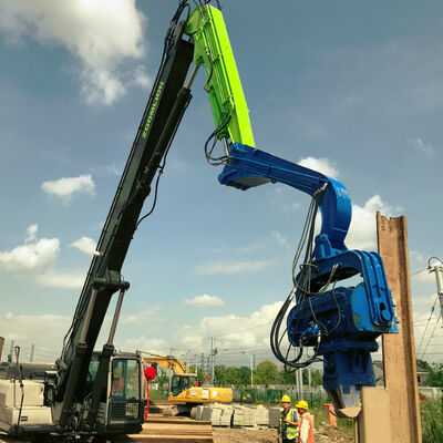 Universal Flexible Mounted Pile Driver - 15m Sheet Piling With Easy Installation And Wide Compatibility