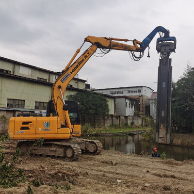 High-Speed Pile Driver | 3300rpm & 18m Deep Pile Driving for Highway and Bridge Projects
