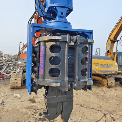Side Grip Pile Driver With Full 360 Degree Continuous Rotation & Low Headroom Operation Capability – SV-400 For 32–40t Excavators