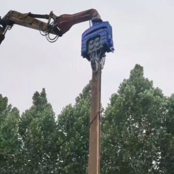 High Efficiency Drilling Performance & Dual Pump Flow Merging System – FV-500 Pile Driver With 759 KN Force