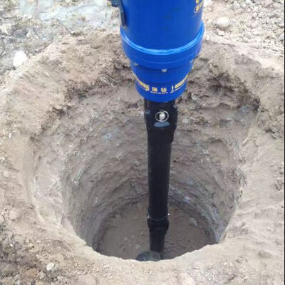 Compact Structure Confined Spaces Earth Auger | V+Earth Auger + Low Noise Eco Friendly Operation For Solar Farms