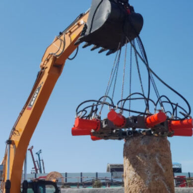 Modular Hydraulic Pile Breaker For Round Piles | Static Crushing Low Vibration Noise + Low Noise Eco Friendly Operation