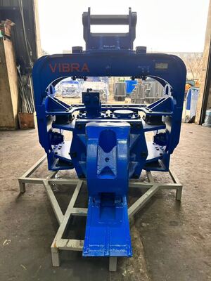 Custom High Frequency Vibration Output Hydraulic Pile Driver – High Impact Energy per Blow Manufacturers for Larsen Piles