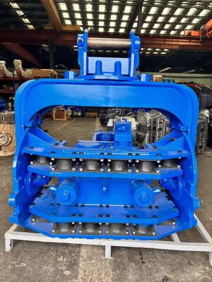 Custom High Frequency Vibration Output Hydraulic Pile Driver – High Impact Energy per Blow Manufacturers for Larsen Piles