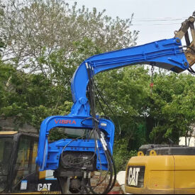 18m Piling Capacity Pile Driver - 750kg Arm Excavator Mounted, Precision Piling & Quick Setup
