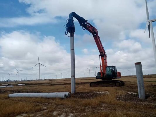 372KN Vibro Pile Hammer: Solar Construction Piling, High Efficiency & Accurate Operation