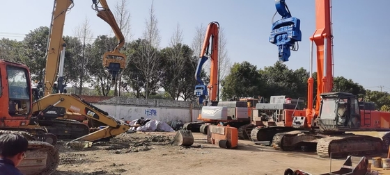 15 Meter Pile Driver Vibro Hammer Construction Equipment Hydraulic Pile Driver