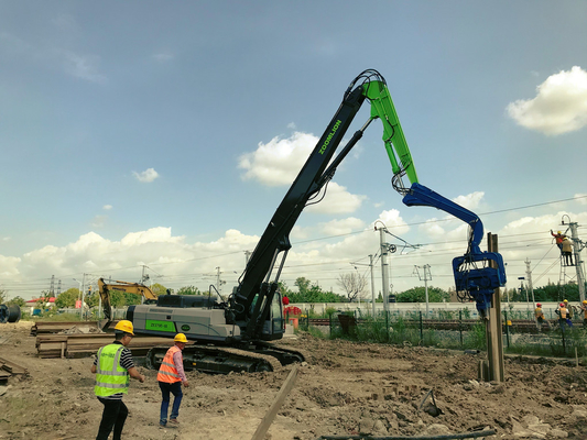 15 Meter Pile Driver Vibro Hammer Construction Equipment Hydraulic Pile Driver