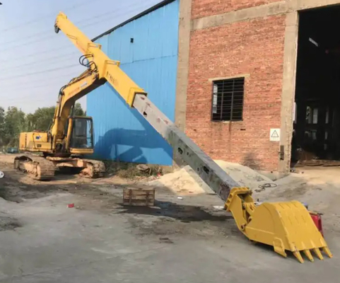 Customized Long Reach Mechanical  Boom 1m3 Bucket For Excavator