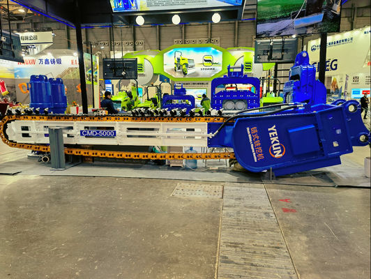 Coupe-chaîne CMD pour la stabilisation des sols à haut rendement dans la construction de barrages et de remblais