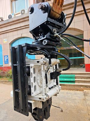 Side Grip Pile Driver – Low Headroom Operation Capability & Compact Structure Confined Spaces for 25‑32T Excavators