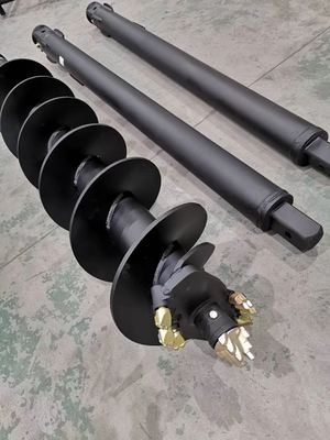 Hydraulic Earth Drilling Auger For 25 - 38 Tons Excavator