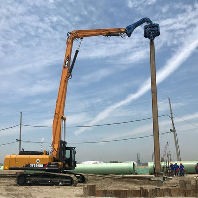 Pile Driver Ultimate Solution: 2-Ton Hammer Power & Direct Excavator Mounting