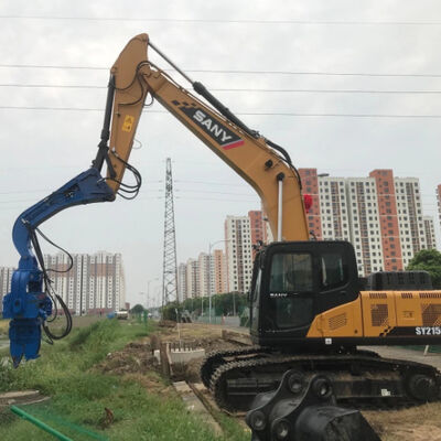 3200 RPM High-Power Pile Driver - Quick Speed & Pile Protection