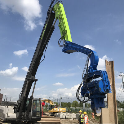Sheet Pile Driving Pile Driver - Vibro Hammer & 2500-2800rpm Vibration For Fast Construction