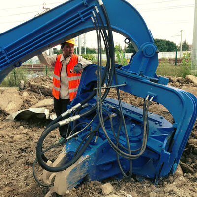 18m Excavator Mounted Pile Driver - 60 Ton Capacity With High Reliability And Extended Bearing Life