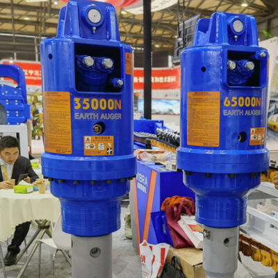 High-Efficiency Oil-Cooled Earth Drilling Auger - Built for Power on 24-50 Ton Excavators