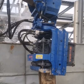 Ull Slewing Mechanism Assembly Pile Driver – Confined Space Adaptation Solution For Excavators