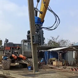 Ull Slewing Mechanism Assembly Pile Driver – Confined Space Adaptation Solution For Excavators