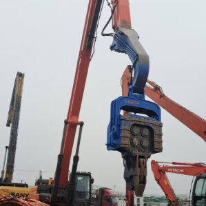 Confined Space Adaptation Solution & Low Noise Eco Friendly Operation – FV-330 Solar Pile Driver For Photovoltaic Foundations