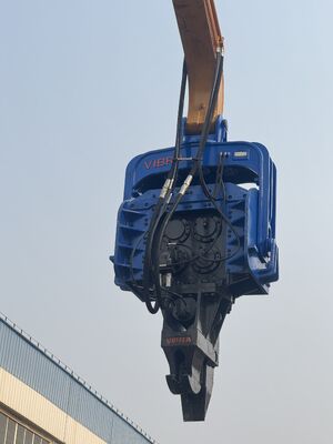 FV-800 Pile Driver With Dual Pump Flow Merging System & High-Flow Merging Valve Unit – 997 KN Force For 75–85t Excavators