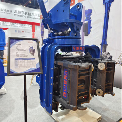 Side Grip Pile Driver With Full 360 Degree Continuous Rotation And Bidirectional Tilt Driving Head – SV400 For Low Headroom Sites
