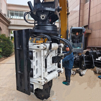 SV300 Side Grip Pile Driver – Dual Pump Flow Merging System & Integrated Control Valve Assembly For 25‑32t Excavators