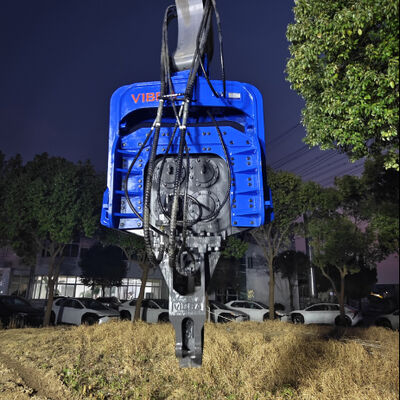 High Impact Energy Per Blow Four Eccentric Pile Driver – Integrated Control Valve Assembly & High-Flow Merging Valve Unit