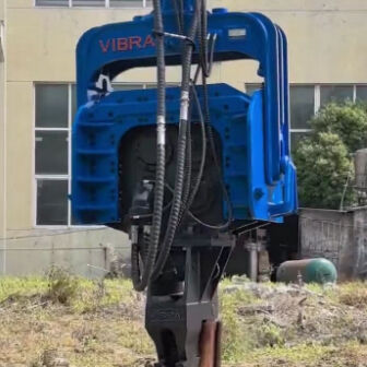 High Impact Energy Per Blow Four Eccentric Pile Driver – Integrated Control Valve Assembly & High-Flow Merging Valve Unit