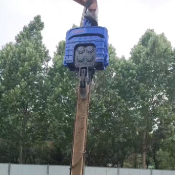Pile Driver : High Centrifugal Force & Fast Extraction | Four Eccentric Model For 48-52 Tons