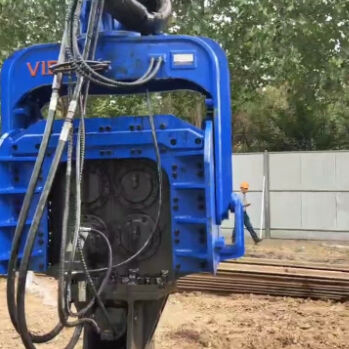 High Efficiency Drilling Performance & Dual Pump Flow Merging System – FV-500 Pile Driver With 759 KN Force
