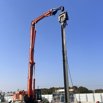 27M Max-Length Pile Driver for 75-80 Ton Excavator, High-Frequency Impact & Quick-Install Mast