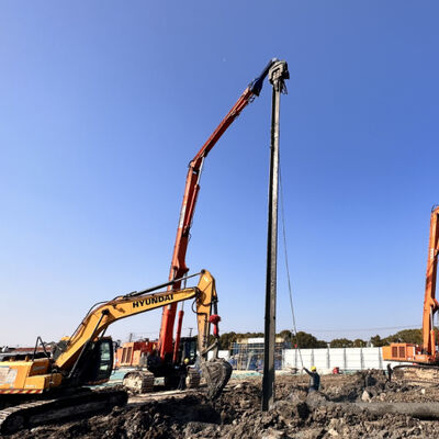 FV-800 Pile Driver – Quick Tool Change System And Confined Space Adaptation Solution For Large-Scale Steel Sheet Piling
