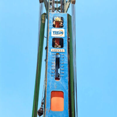 Hydraulic Impact Hammer with High Impact Energy per Blow and Low Noise Eco Friendly Operation – HDY22 for Reliable Piling