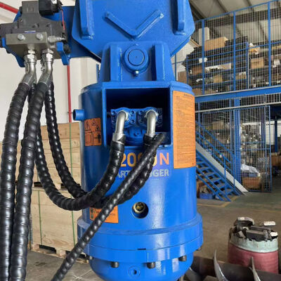 Compact Structure Confined Spaces Earth Auger | V+Earth Auger + Low Noise Eco Friendly Operation For Solar Farms