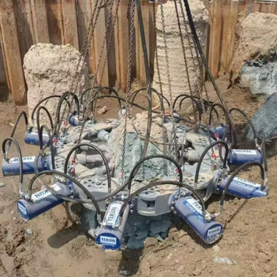 Modular Hydraulic Pile Breaker For Round Piles | Static Crushing Low Vibration Noise + Low Noise Eco Friendly Operation