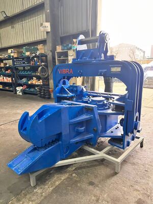 Custom High Frequency Vibration Output Hydraulic Pile Driver – High Impact Energy per Blow Manufacturers for Larsen Piles
