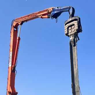 High Efficiency Drilling Performance Pile Driver – FV400 with Integrated Control Valve & High Impact Energy Blow
