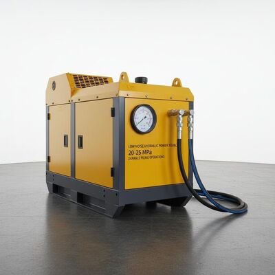 Low Noise Excavator Mounted Pile Driver Hydraulic Power Source Featuring 20-25 MPa Pressure for Durable Piling Operations
