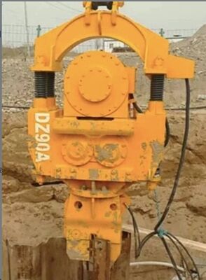 DZ120A Conducteur électrique de pile vibrante Environnements extérieurs sensibles à zéro émission et contrôle réglable de la fréquence d'impact Pour les piles de 600 à 2000 mm