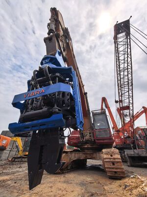 Capacité d'opération basse tête et tête de conduite à inclinaison bidirectionnelle ?? SV500 pilote de pile à prise latérale personnalisé fabriqué en Chine avec une force de 772 kN